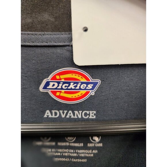 Dickies Dynamix Womens V-Neck Scrub Top Pewter Medium Stretch Fabric Lightweight - Picture 14 of 16